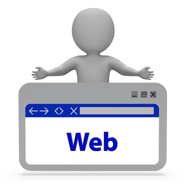 Веб-сторінка індексує веб-сайти онлайн та Інтернет 3d рендеринг
 - Фото, зображення