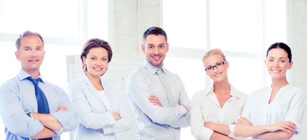 friendly business team in office - Photo, Image