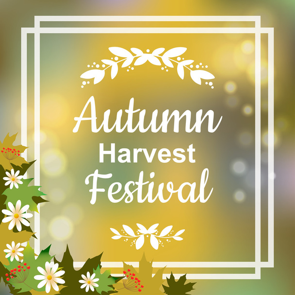 Fiesta de la cosecha de otoño
 - Vector, Imagen