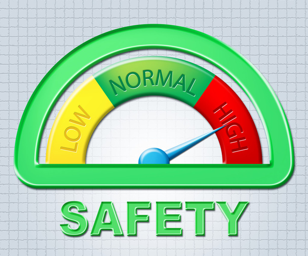 Alta seguridad muestra cuidado y precaución de protección
 - Foto, Imagen