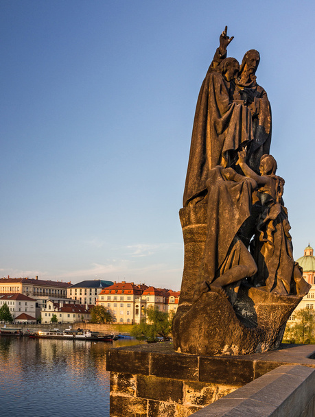 Prague Charles bridge, Tsjechië - Foto, afbeelding
