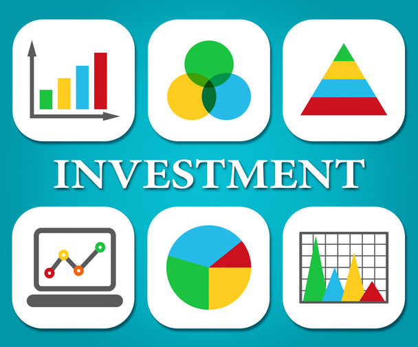 Investment Charts Shows Business Graph And Forecast - Photo, Image