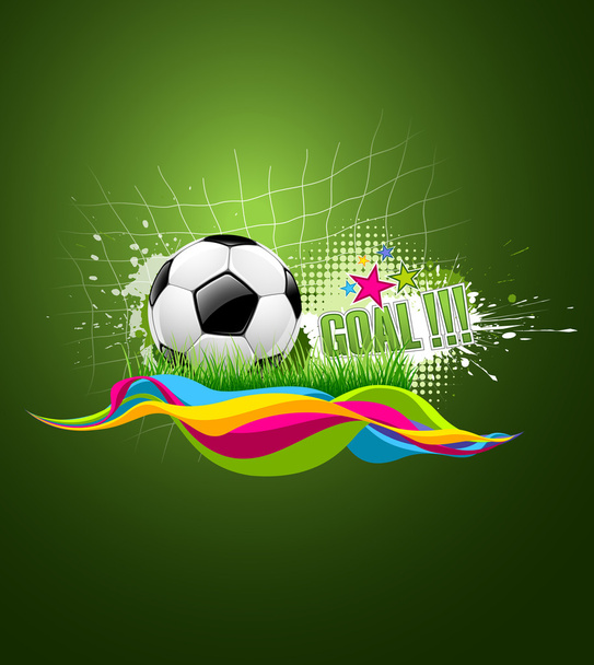Дизайн футбольного художнього фону
 - Вектор, зображення