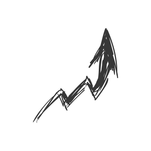 Sketch Arrow icon. Direction design. Vector graphic - Vector, Image