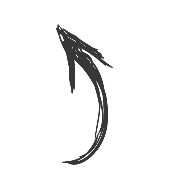 Sketch Arrow icon. Direction design. Vector graphic - Vector, Image