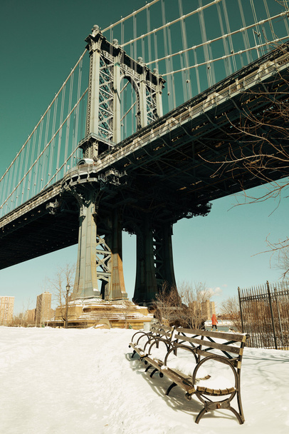 Manhattan Köprüsü portre  - Fotoğraf, Görsel