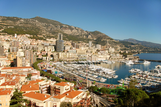 Vista panorâmica de Nice e Monte Carlo
 - Foto, Imagem