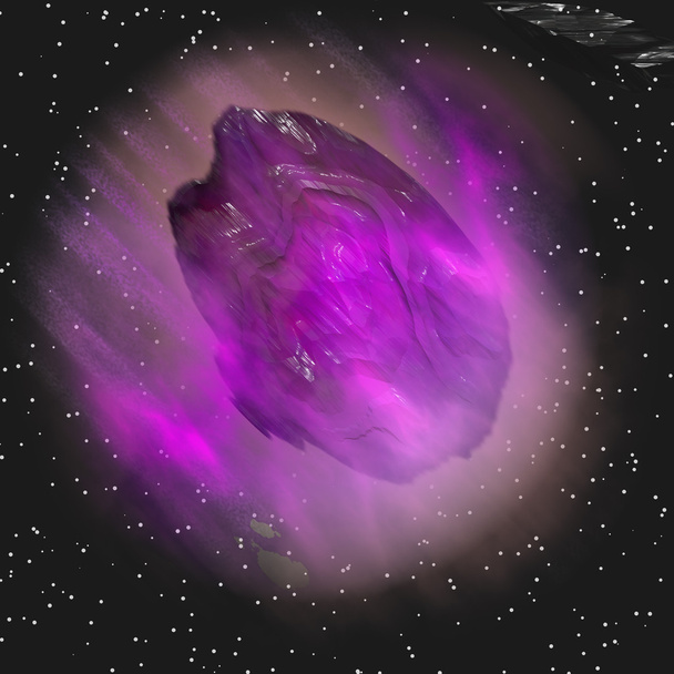 Purpurroter Meteor - Foto, Bild