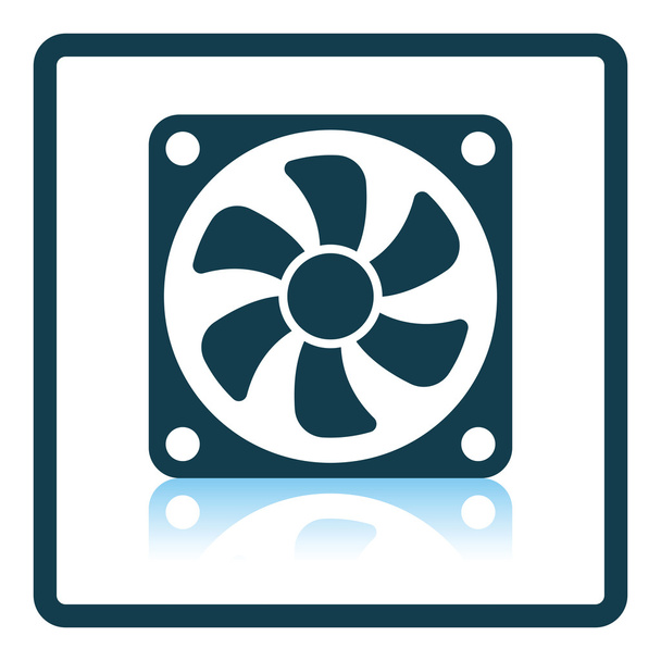 Ilustración del icono del ventilador
. - Vector, Imagen