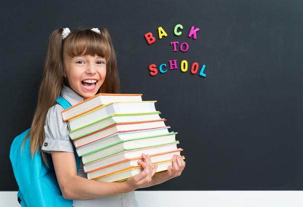 Girl back to school - Foto, Bild