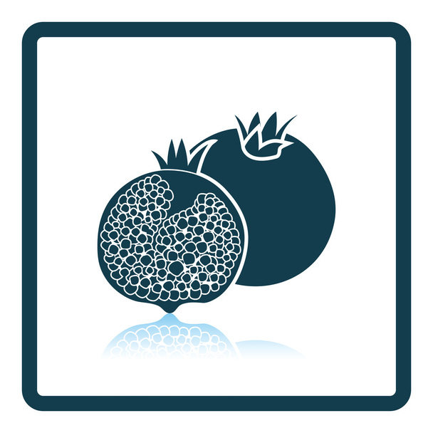 Icon of Pomegranate  illustration. - Vector, Image