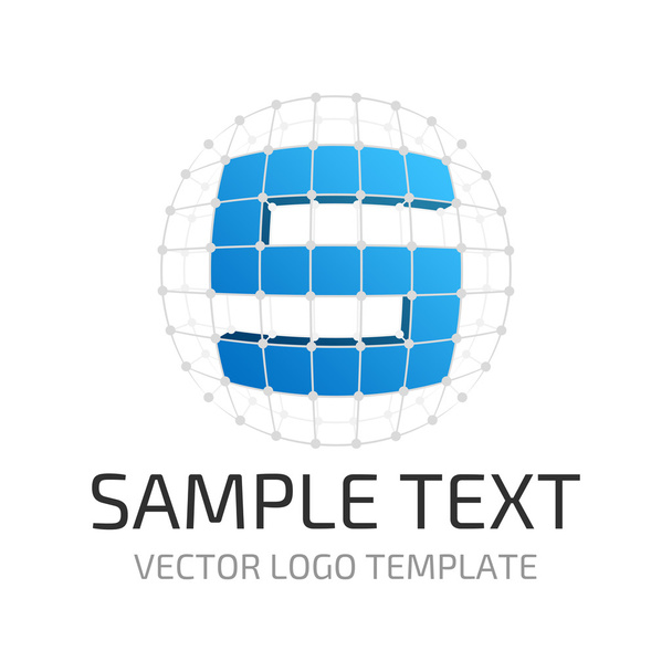 Template logo s - ベクター画像
