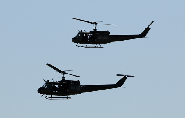 militaire helikopters - Foto, afbeelding