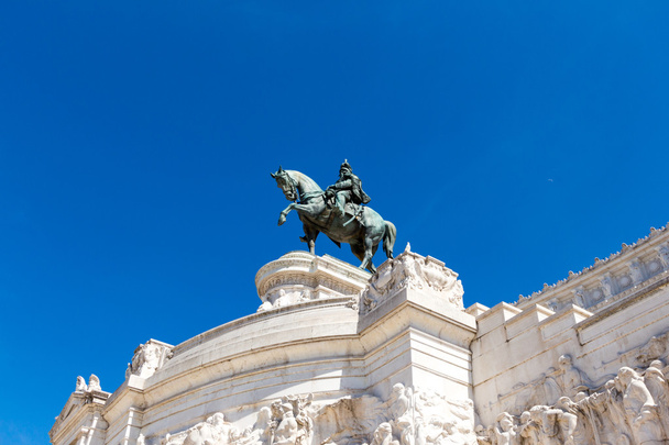 Altare della patria, the National Monument to Vittorio Emanuele II. Rome Italy - Fotoğraf, Görsel