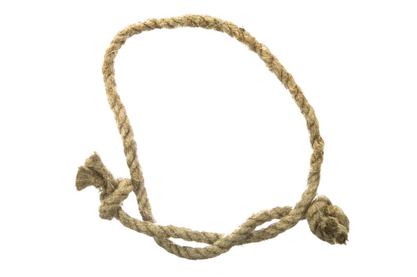Variants of the rope with node - Foto, Bild