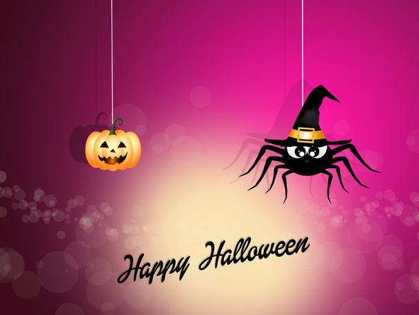 illustration of Halloween spider - Foto, Bild