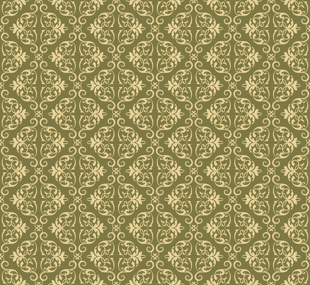 Vector damast ornament patroon - Vector, afbeelding