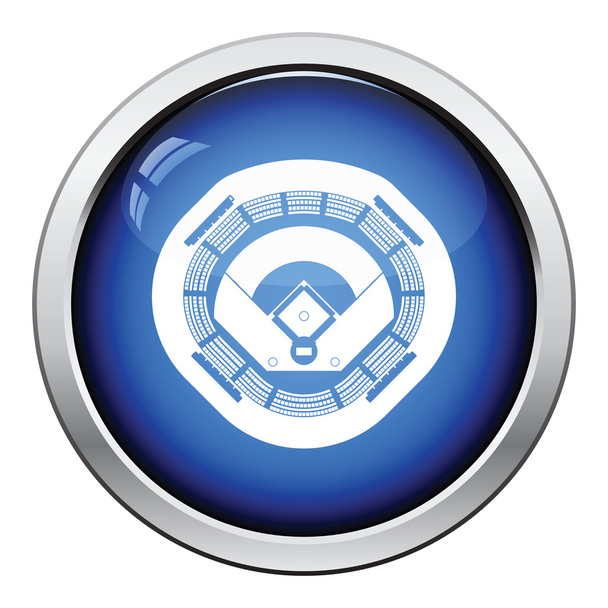 Baseballový stadion ikona - Vektor, obrázek