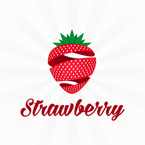 Λογότυπο διάνυσμα φράουλα - Διάνυσμα, εικόνα