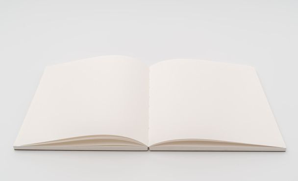 Blank catalog,brochure, magazines,book mock up on white backgrou - Photo, Image