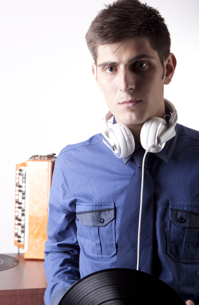 Young man with a headphones - Foto, Bild