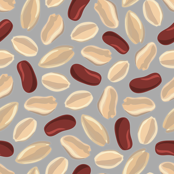 peanuts seamless background - Vector, Image