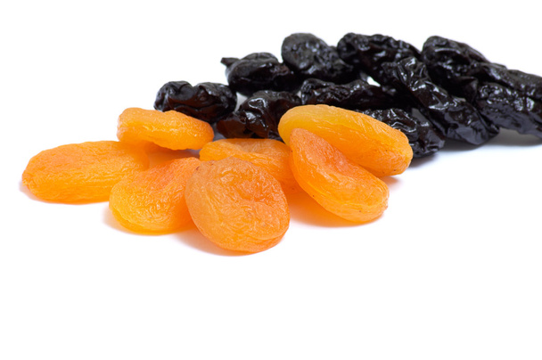 Dried apricots and prunes. - 写真・画像