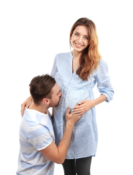 Happy family expecting baby  - Фото, изображение