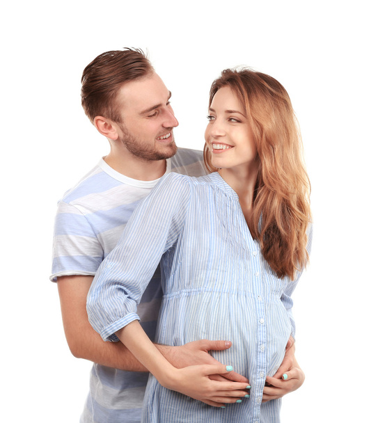 Happy family expecting baby  - Foto, Imagen