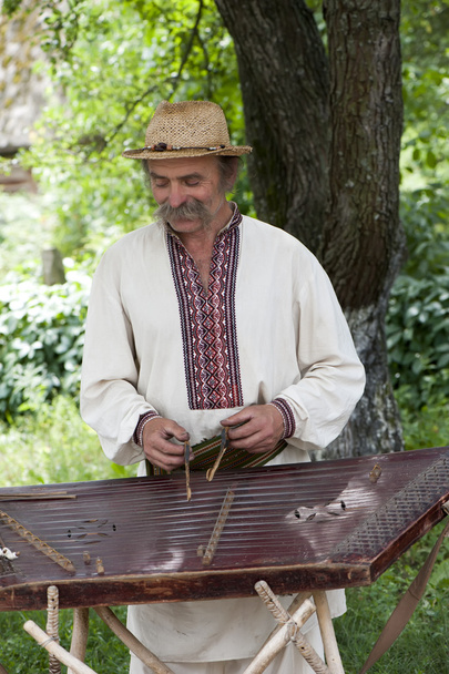 Ukraiński muzyk folkowy - Zdjęcie, obraz