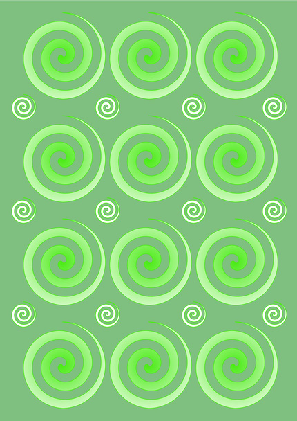 Green swirls background - Photo, Image