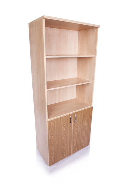 Office cabinet shelf isolated on white background - Photo, Image