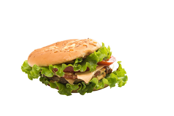 großer Hamburger-Klassiker - Foto, Bild