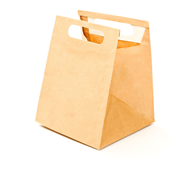Papel saco de almoço marrom
 - Foto, Imagem