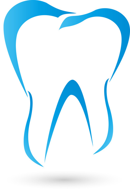 Zahn, δοντιών, Zahnmedizin, Zahnarzt, λογότυπο - Διάνυσμα, εικόνα