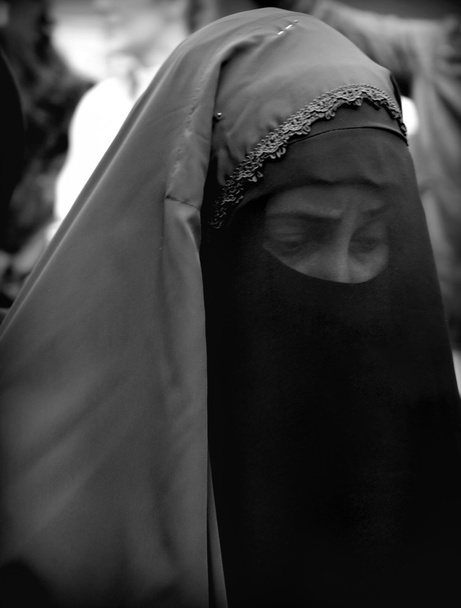 Ceremonia żałobna globalnego Aszura. Commemor męczenników Karbala - Zdjęcie, obraz