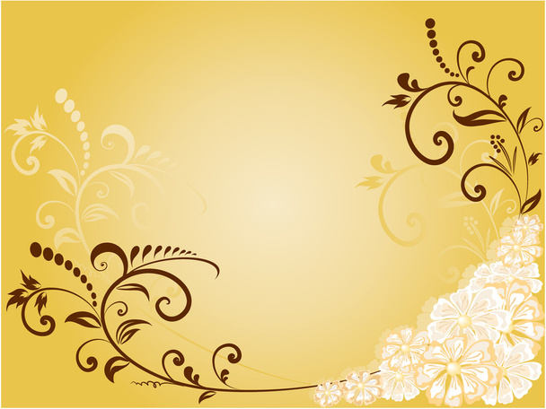 Flowers background - Vector, Image