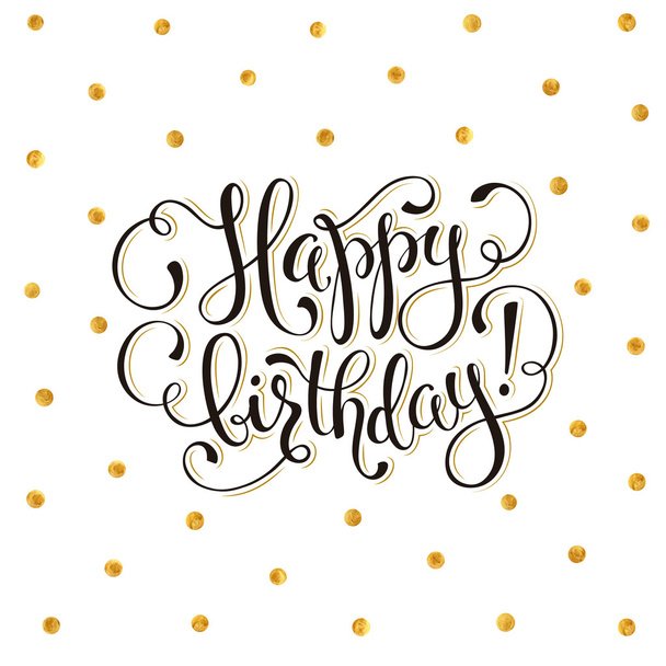 Happy birthday card - Vector, afbeelding