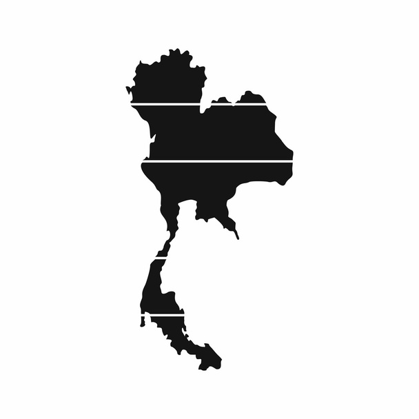 Thailand map icon, simple style - Vetor, Imagem