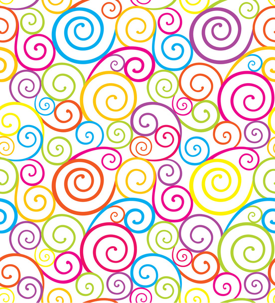 Swirl seamless composition - Vector, Image