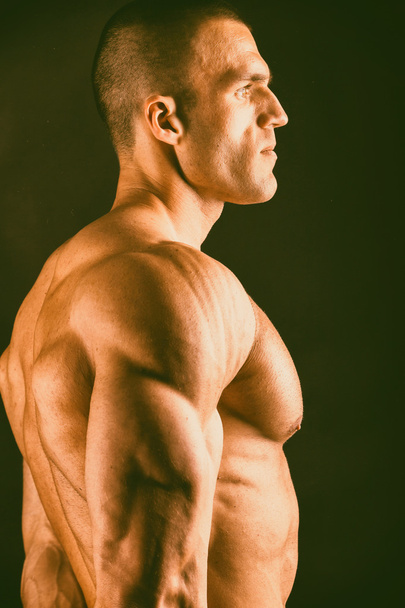 Hermoso cuerpo masculino muscular
 - Foto, imagen