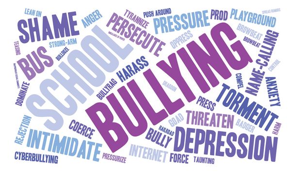 Bullying palabra nube
 - Vector, imagen