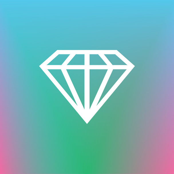 icône de vecteur web diamant
 - Vecteur, image