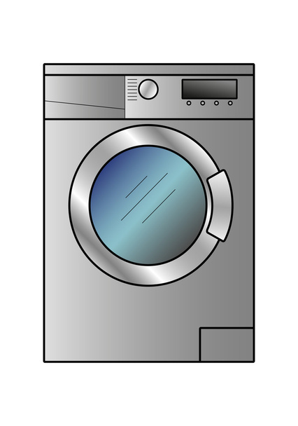 Vector washing machine - Vector, Image