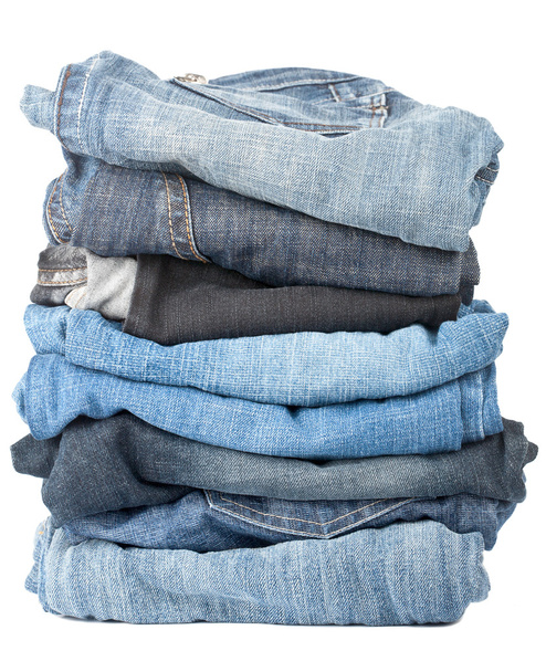 Stack of jeans - Foto, Imagen