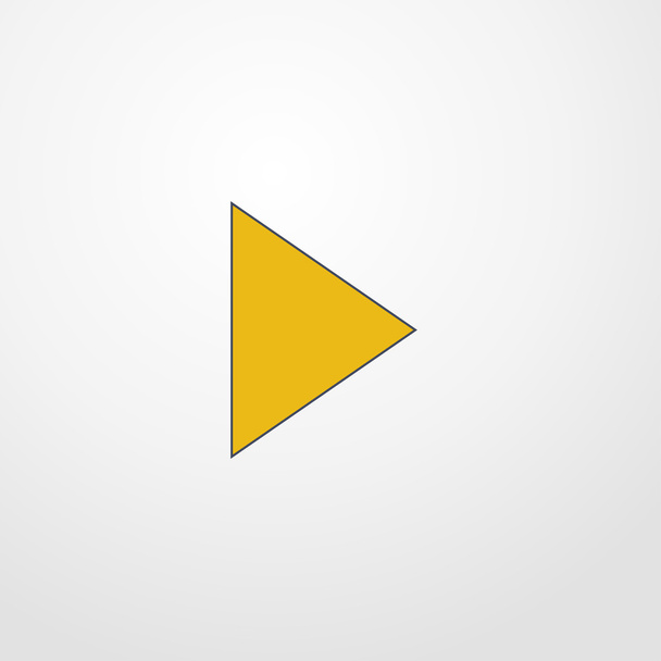 botón de reproducción icono. jugar signo de botón
 - Vector, Imagen
