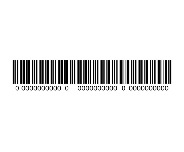 Código de barras con número de serie icono
. - Vector, Imagen