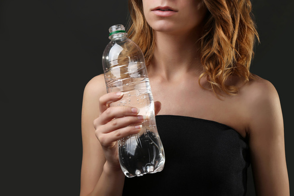 Woman on diet with water - Foto, Bild