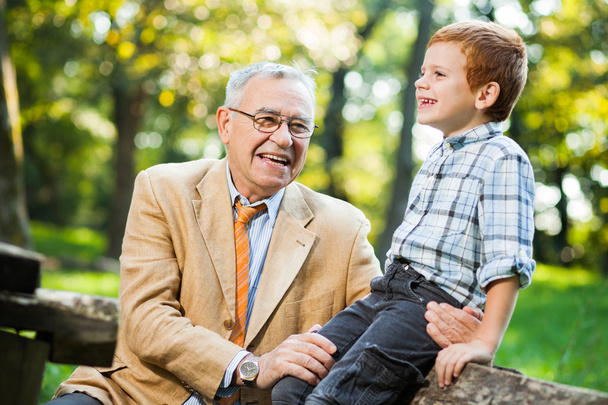 Дедушка и внук
 - Фото, изображение