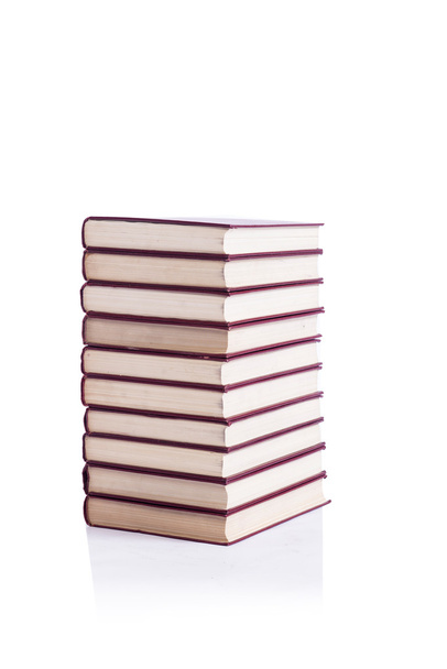 Stack of books isolated the white background - Фото, зображення